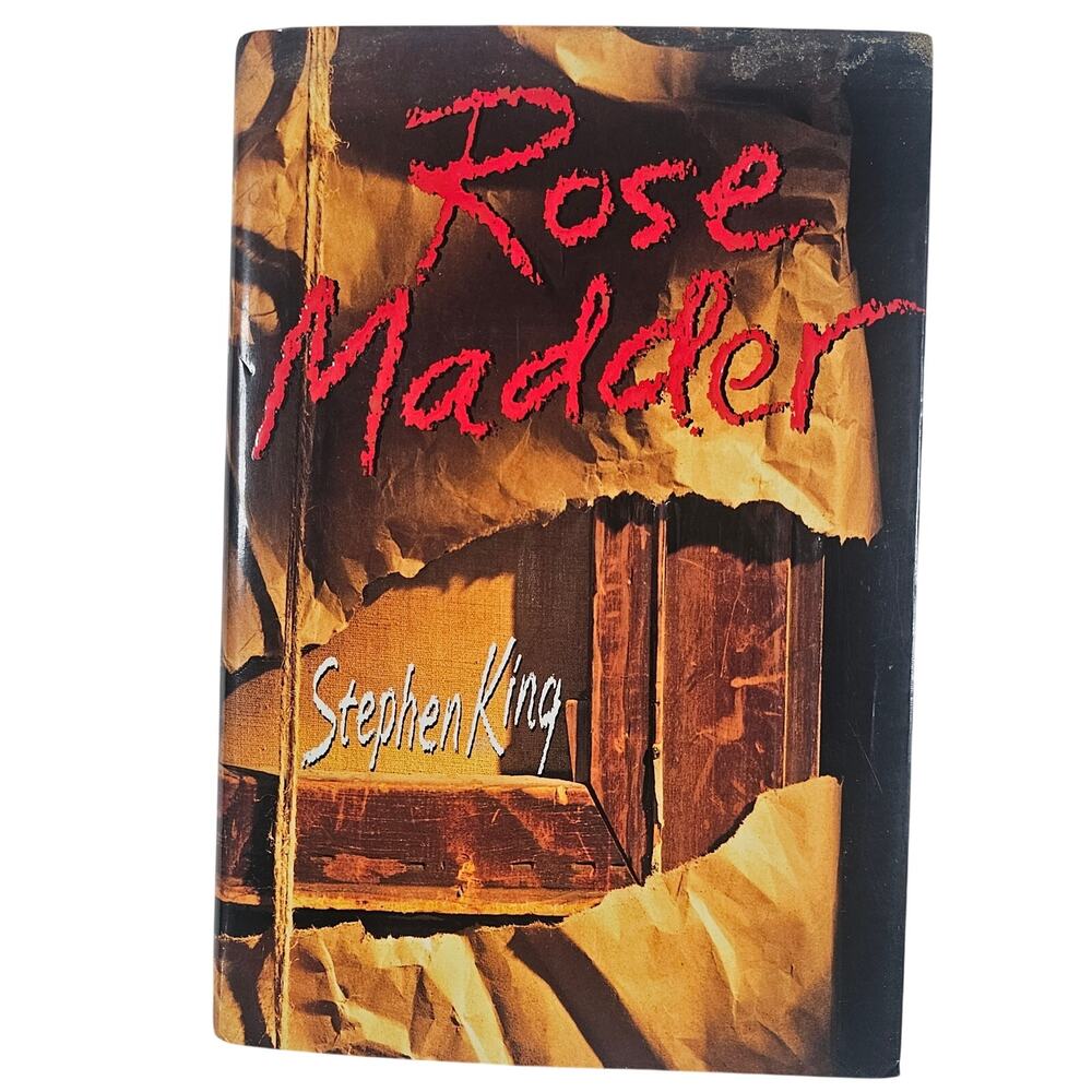 Rose Madder Stephen King 1995 First Edition Hardcover Book Dust Jacket HBDJ Gift